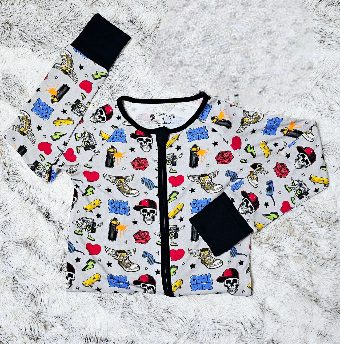 Cool Dude Convertible Footie Pajama