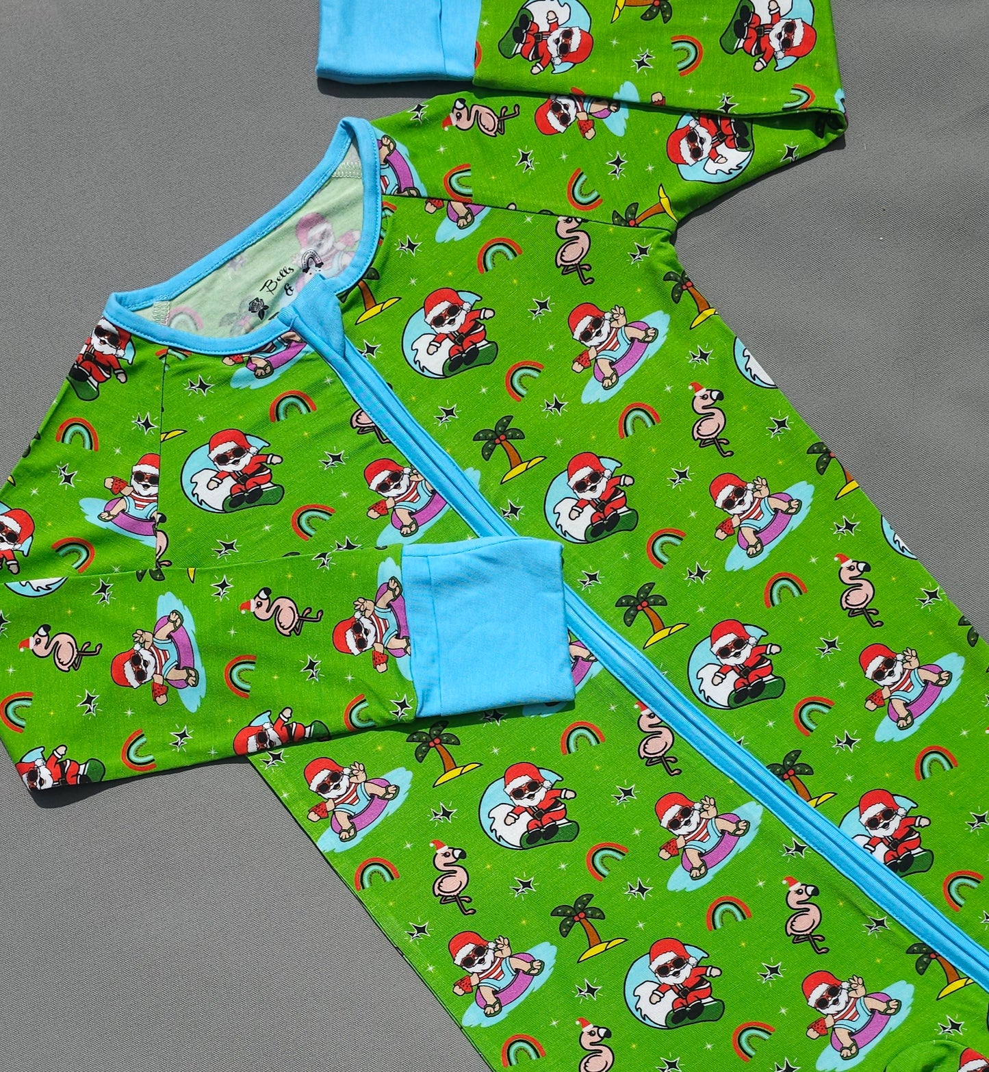 Tis The Sea-Sun Convertible Footie Pajama