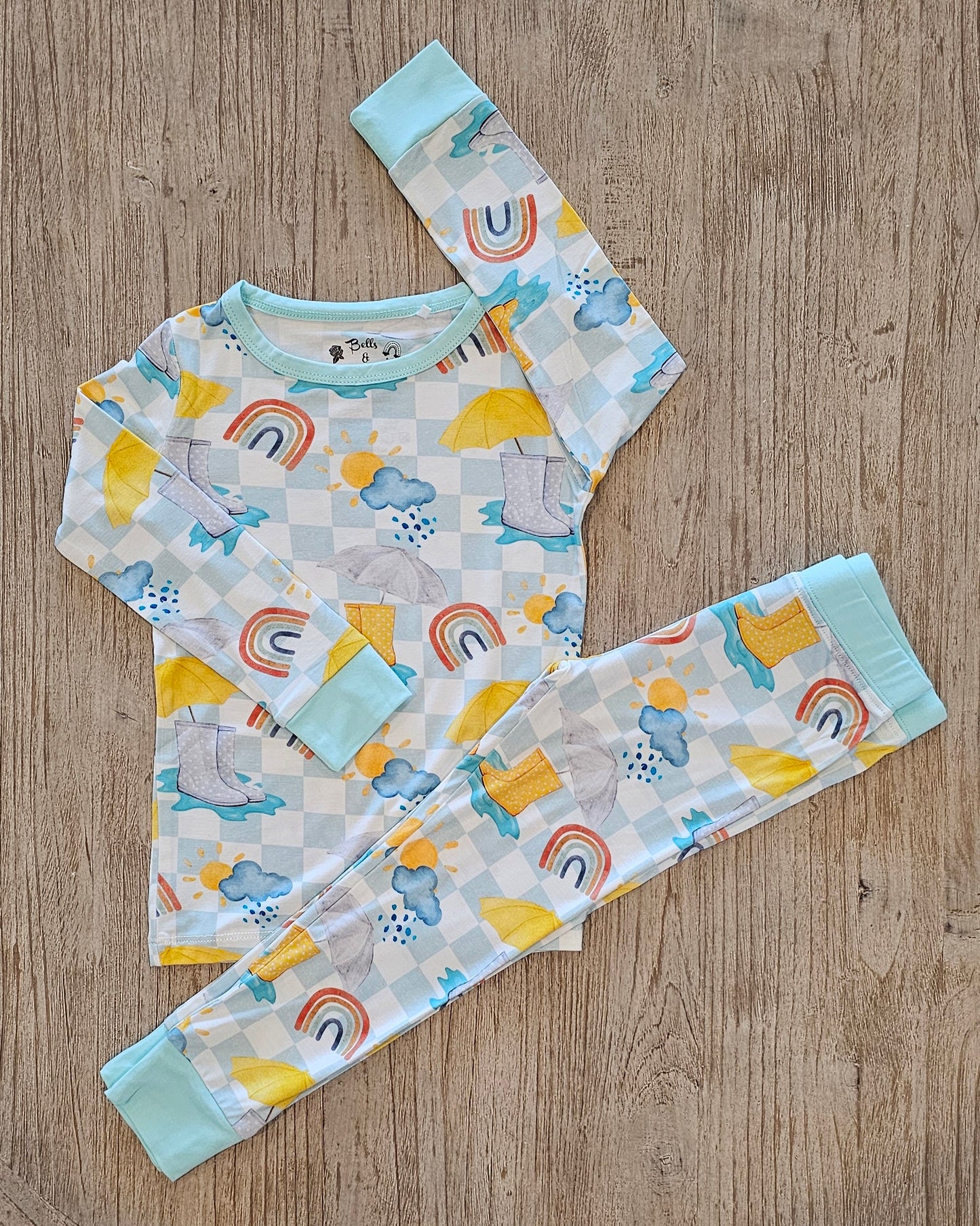 Splashing in the Rain 2pc Pajama Set