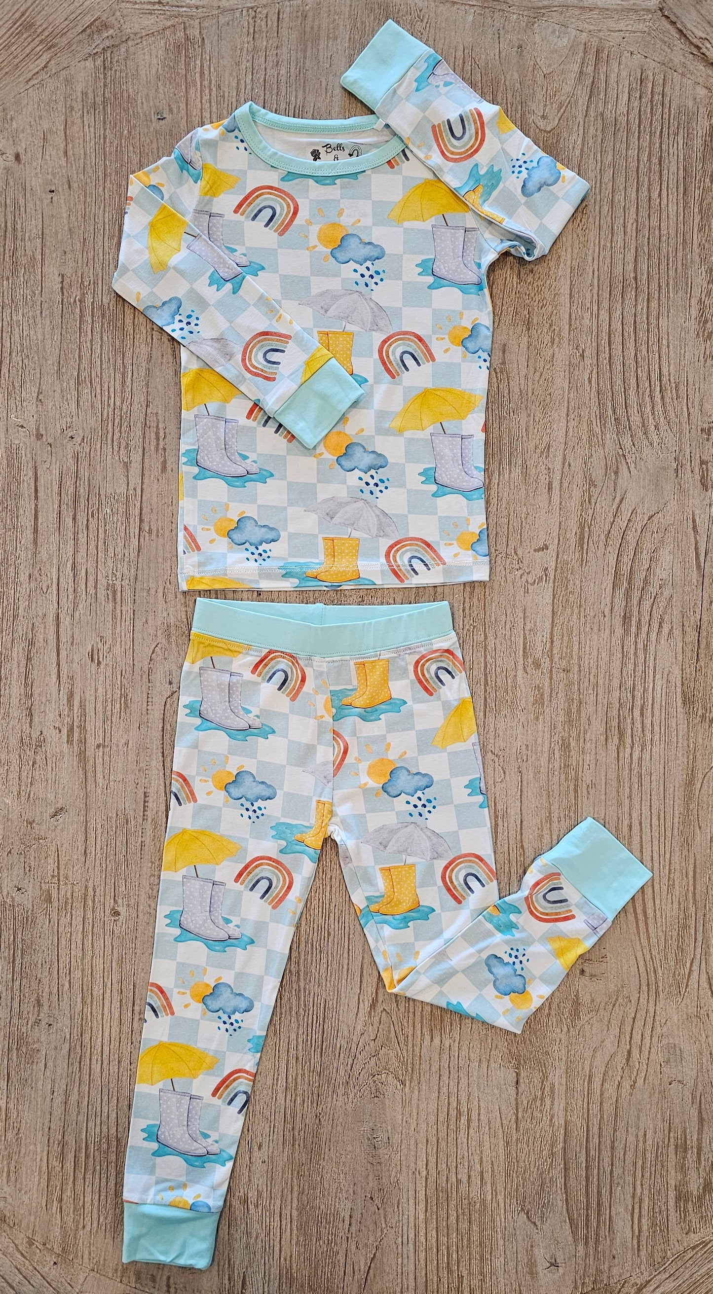 Splashing in the Rain 2pc Pajama Set
