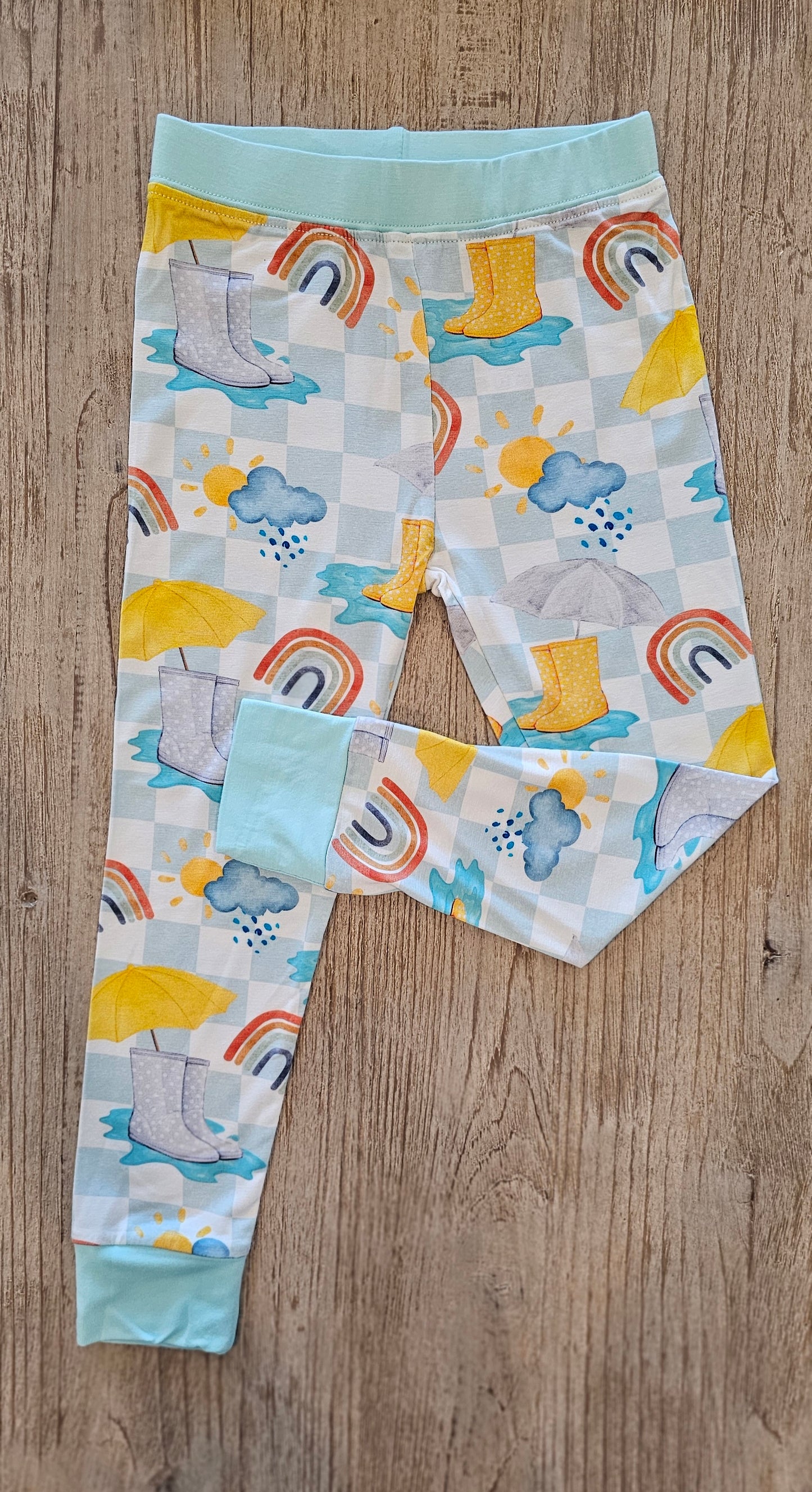 Splashing in the Rain 2pc Pajama Set