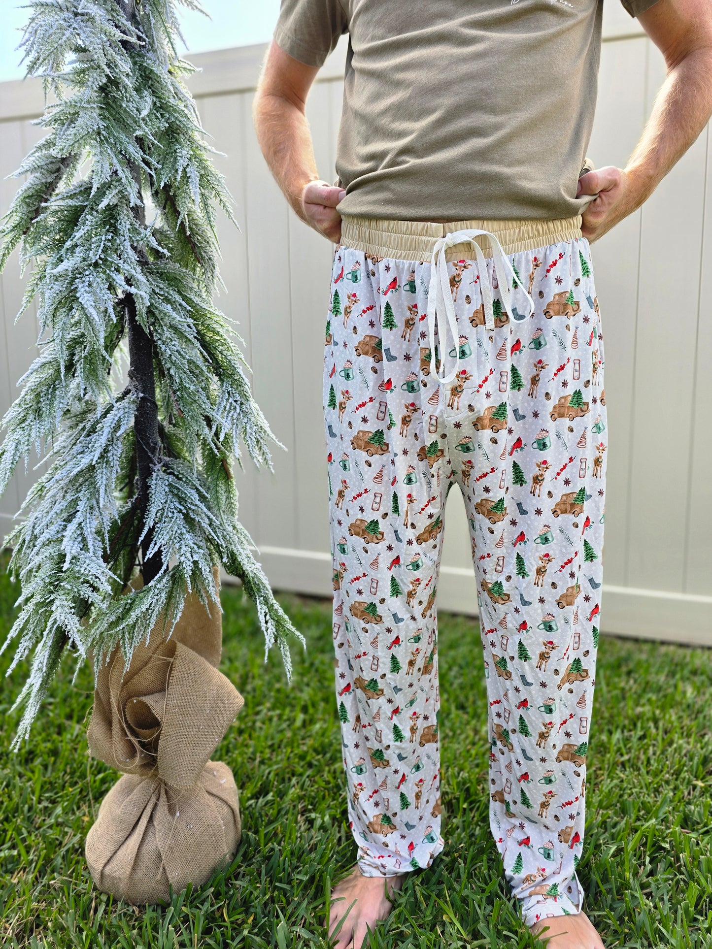Holly Bells Men's Jogger Pajama