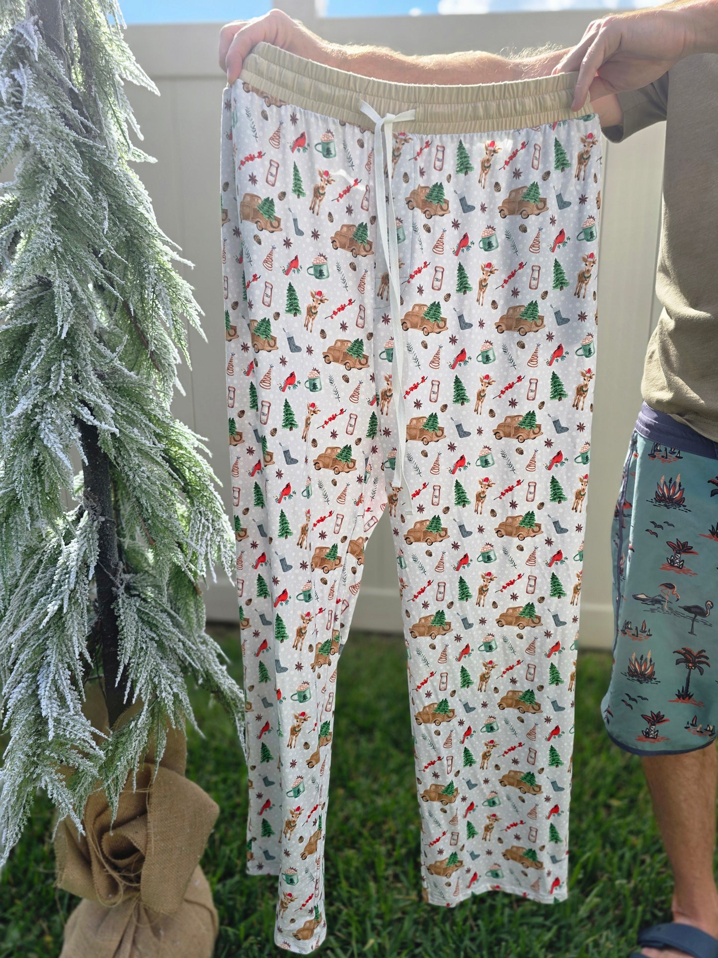 Holly Bells Men's Jogger Pajama