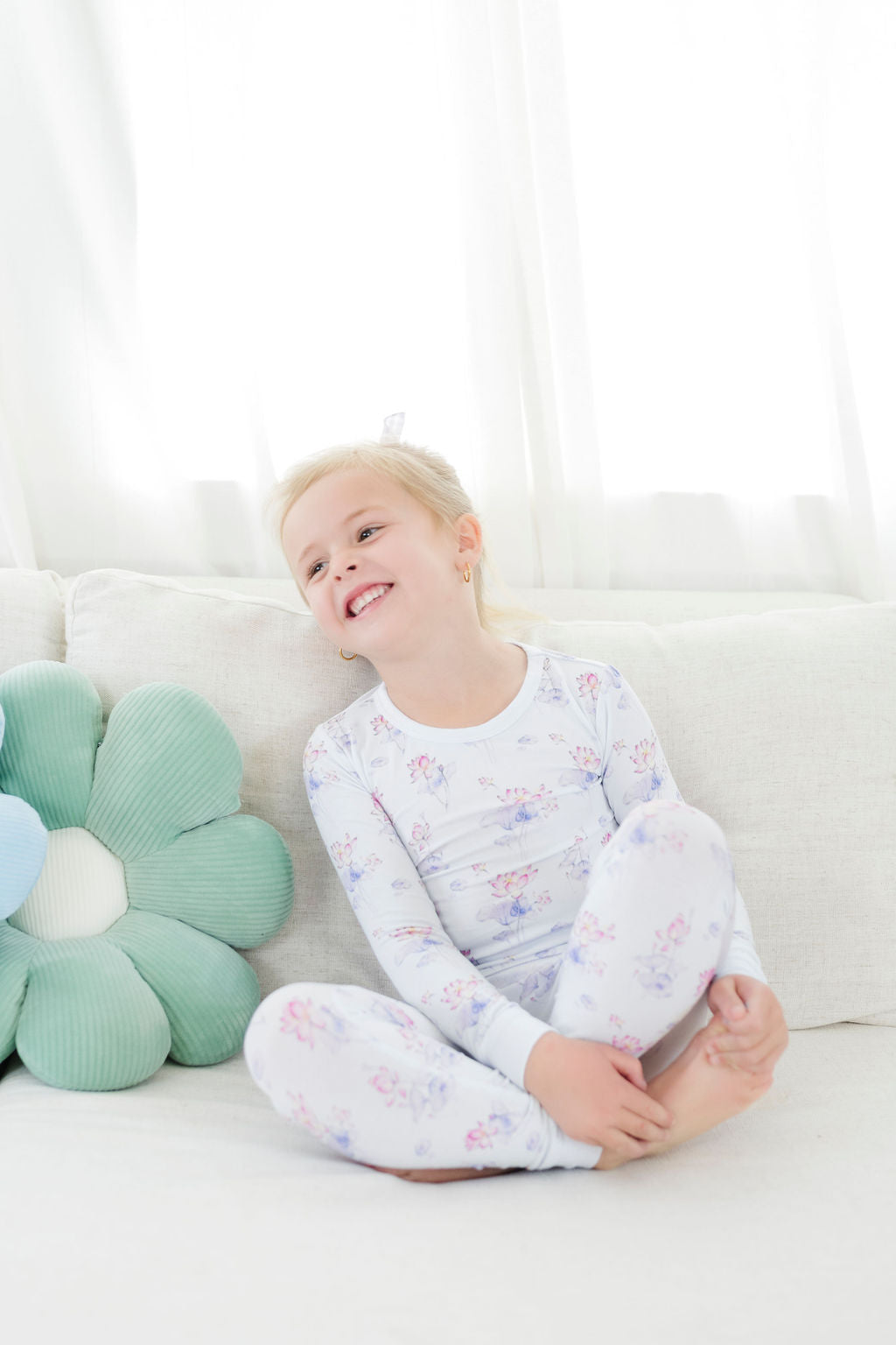 Love You Lotus Long Sleeve PJs