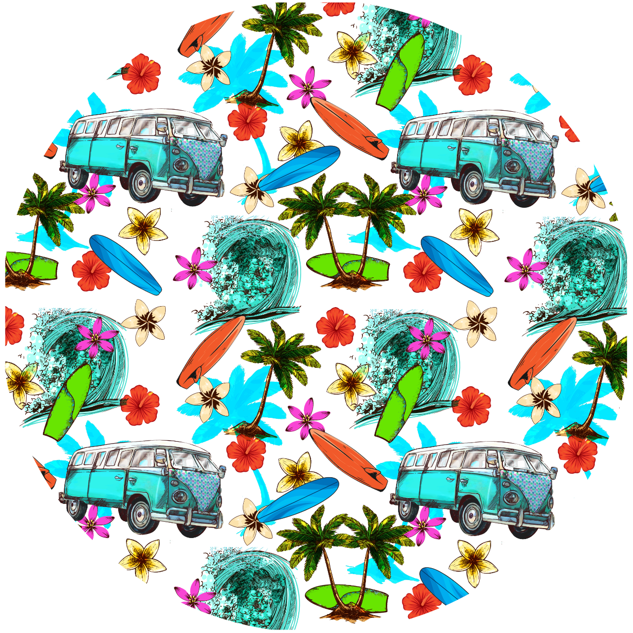 Beach Vibes Only Convertible Footie Pajama
