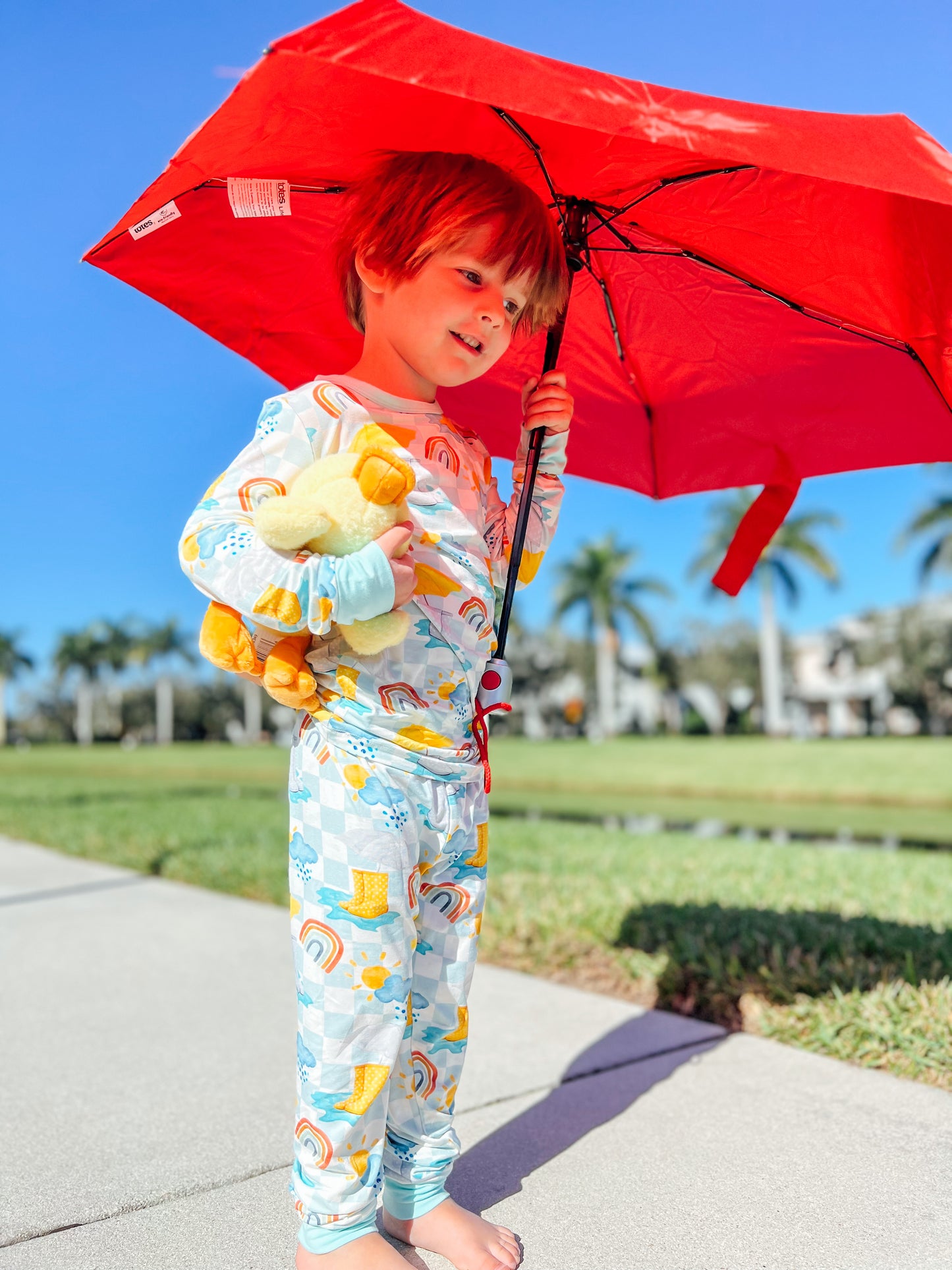 Splashing in the Rain 2pc Pajama Set