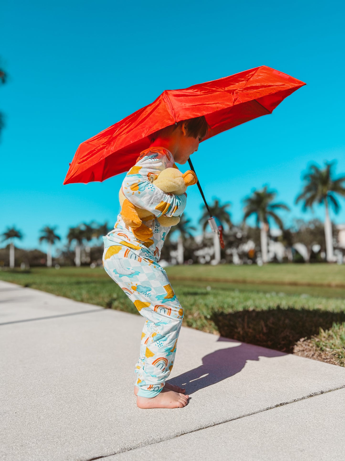 Splashing in the Rain 2pc Pajama Set
