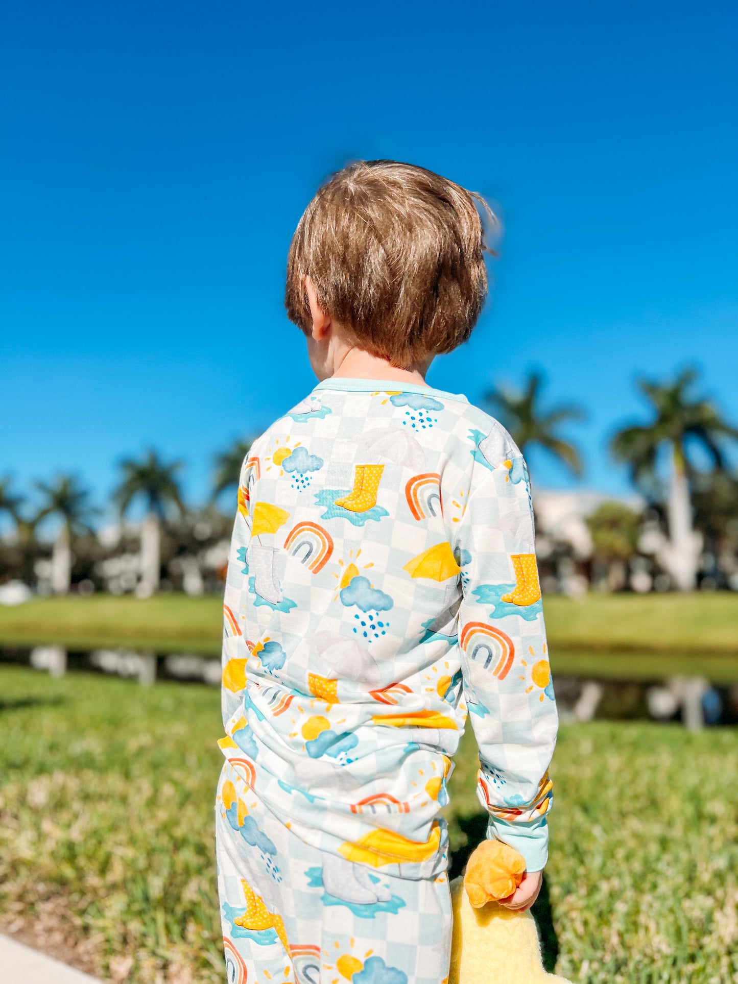 Splashing in the Rain 2pc Pajama Set