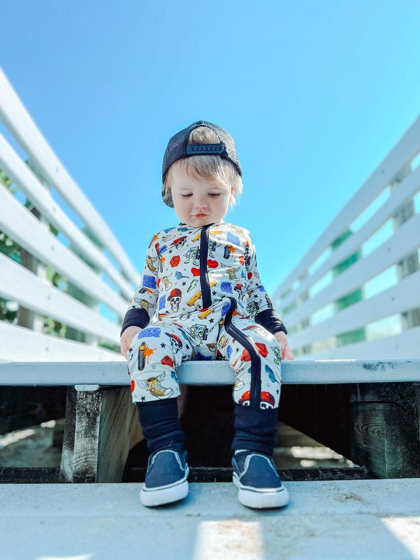 Cool Dude Convertible Footie Pajama