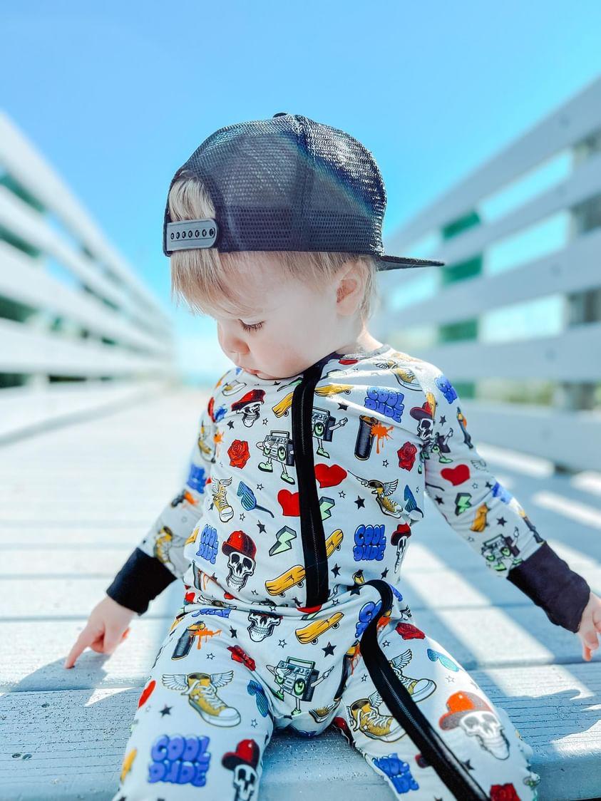 Cool Dude Convertible Footie Pajama