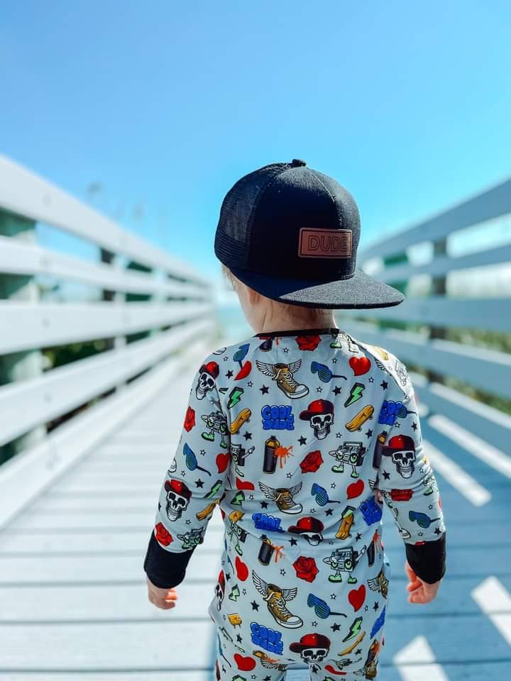 Cool Dude Convertible Footie Pajama