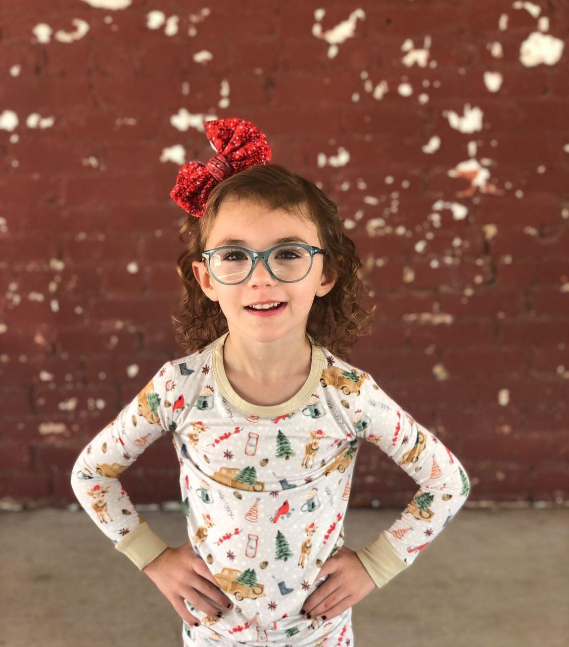 Holly Bells 2pc Pajama Set