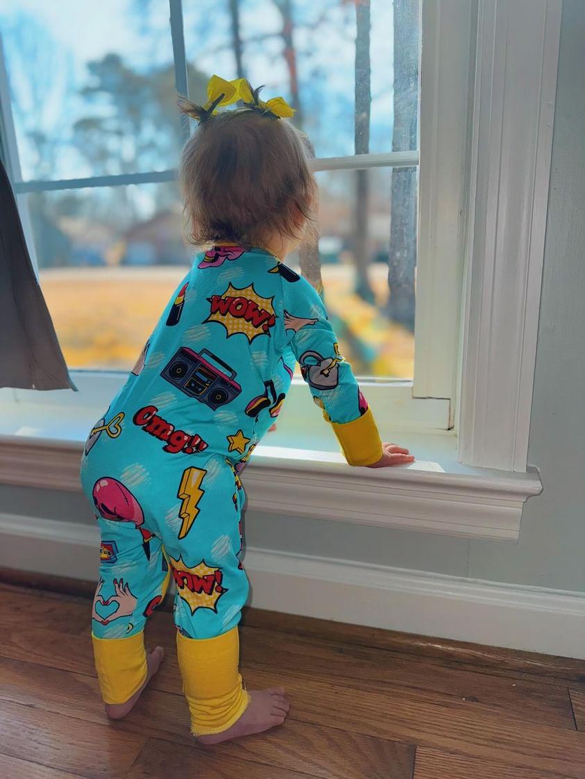 That's so 90's Convertible Footie Pajama