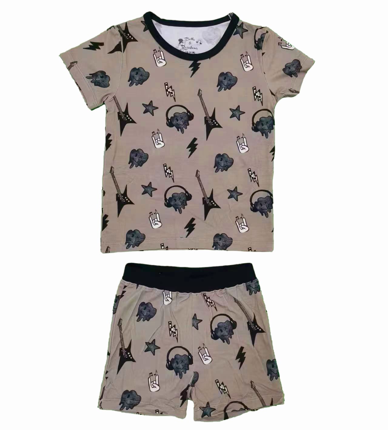 Rock On Rockstar 2 Piece Short Set