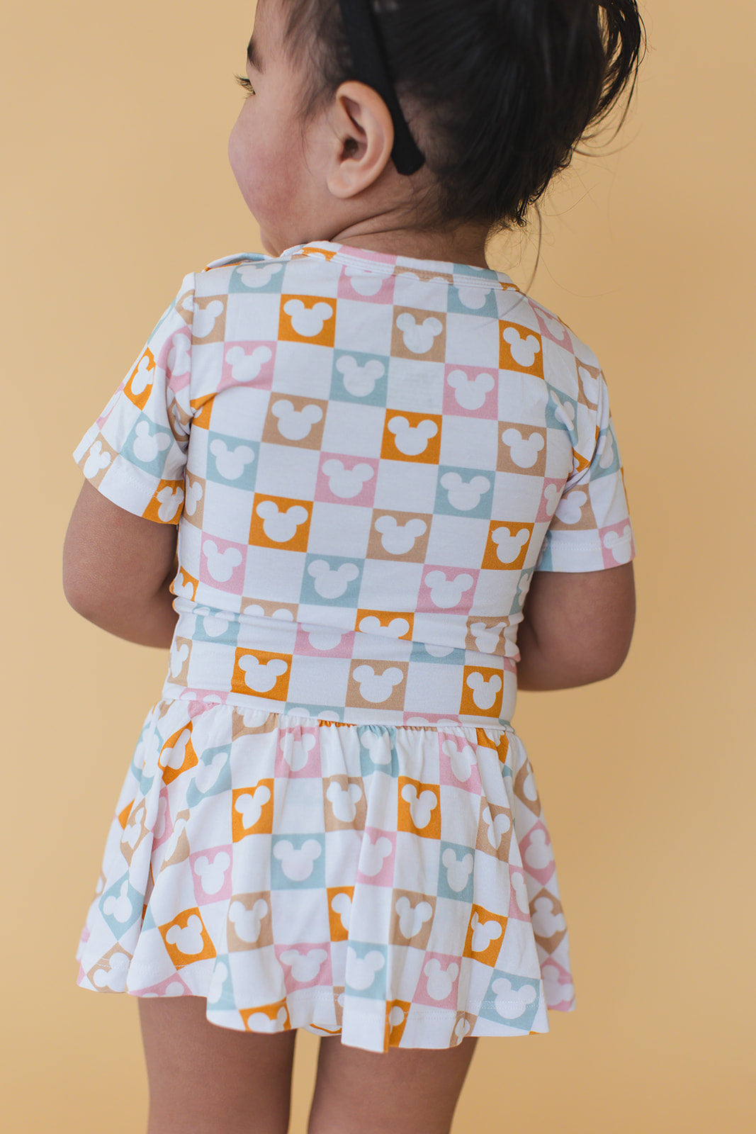 Checkerboard Charm - Bodysuit Dress