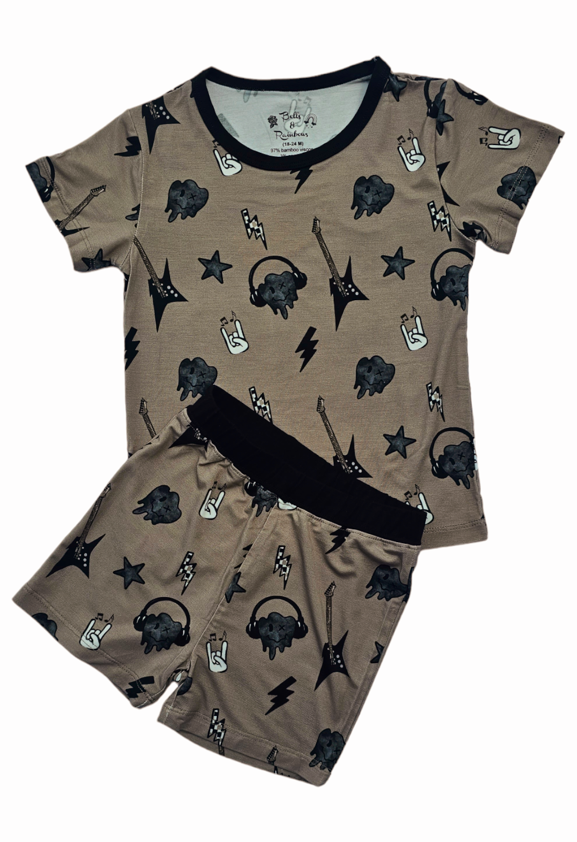 Rock On Rockstar 2 Piece Short Set