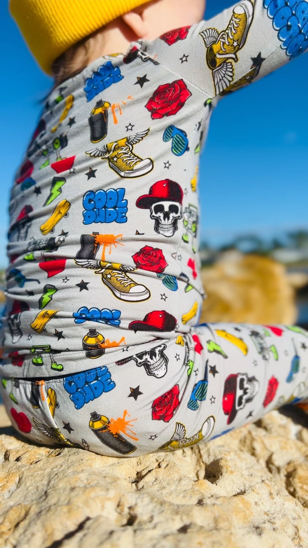Cool Dude Convertible Footie Pajama