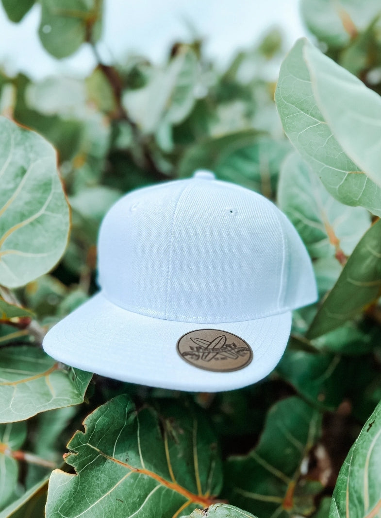 White Jupiter Snapback Hat