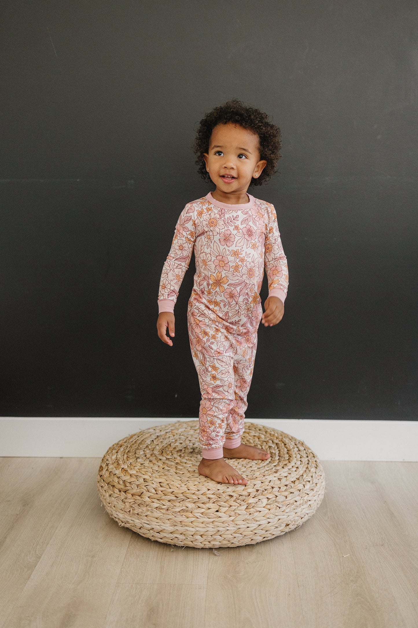 Blush Blooms 2pc Bamboo PJ Set