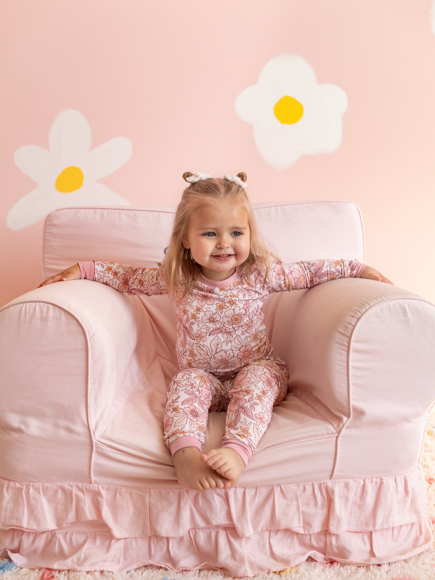 Blush Blooms 2pc Bamboo PJ Set