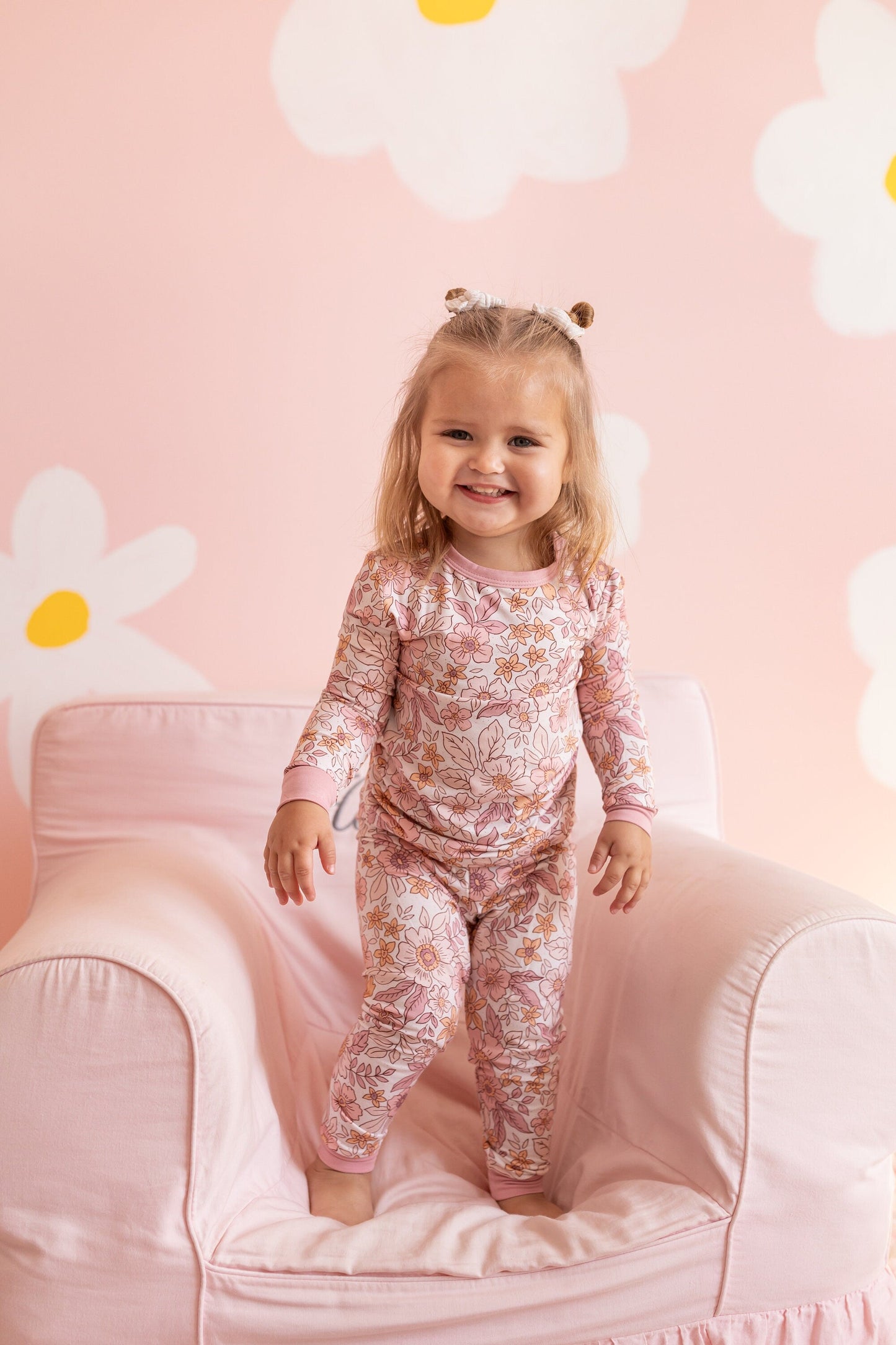 Blush Blooms 2pc Bamboo PJ Set