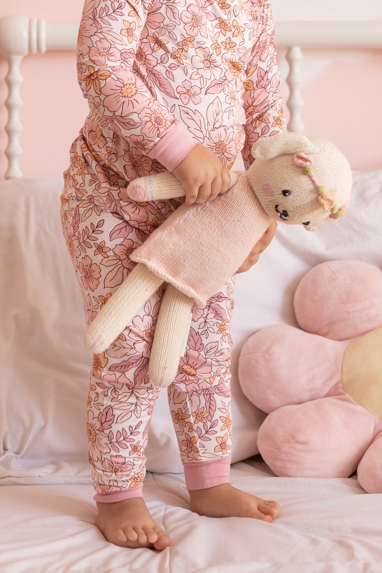 Blush Blooms 2pc Bamboo PJ Set