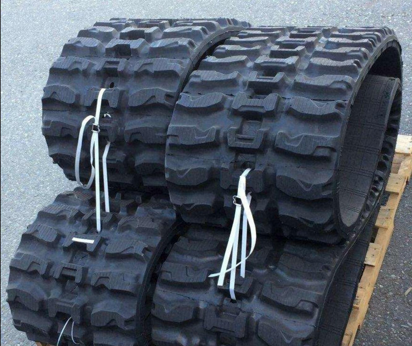 2 Rubber Tracks Fits Bobcat T830 T870 450X86X58 Q-Tread Snow 18" Wide