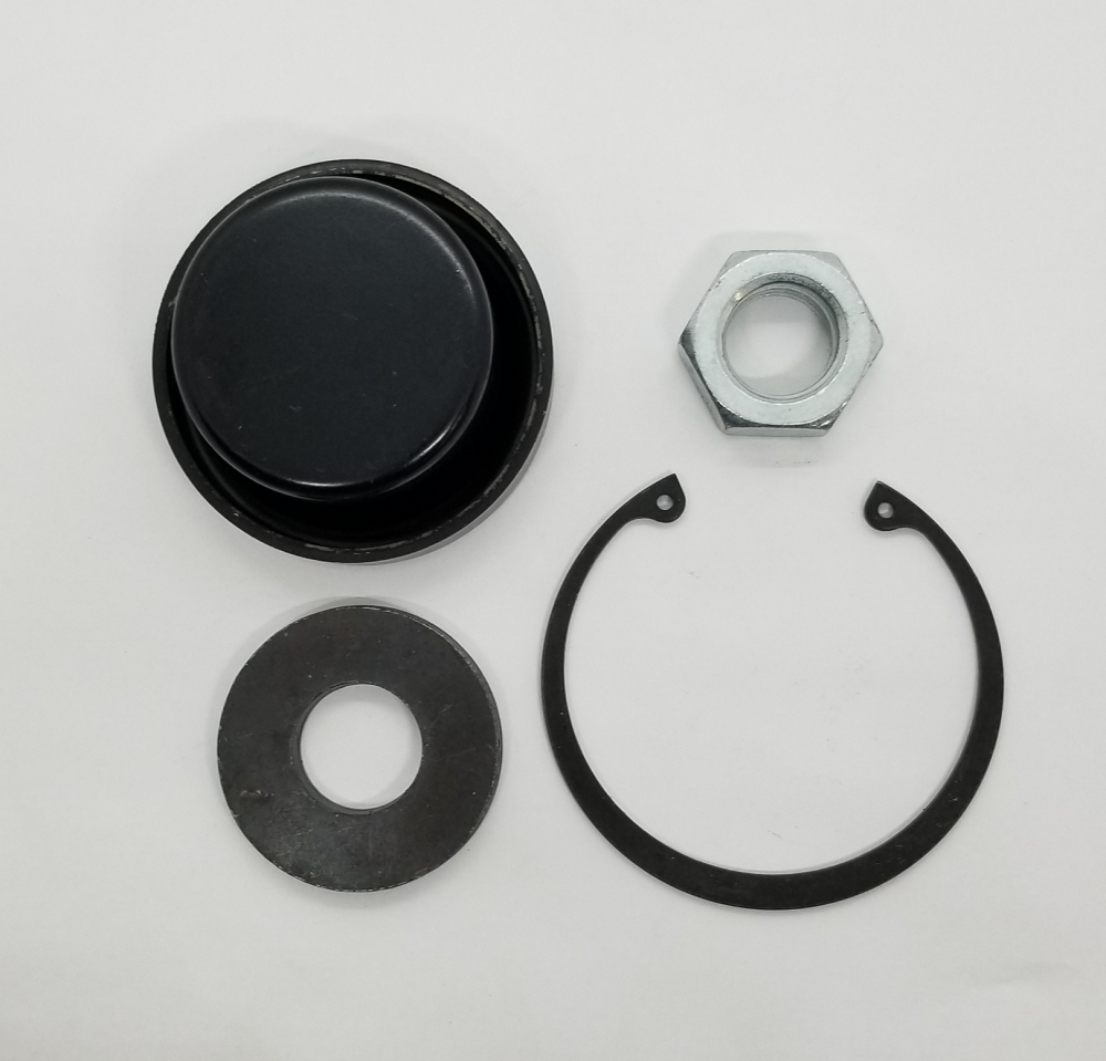 One 10" Rubber Rear Bogie Wheel w/ Hub Fits CAT 247B3 295-3230