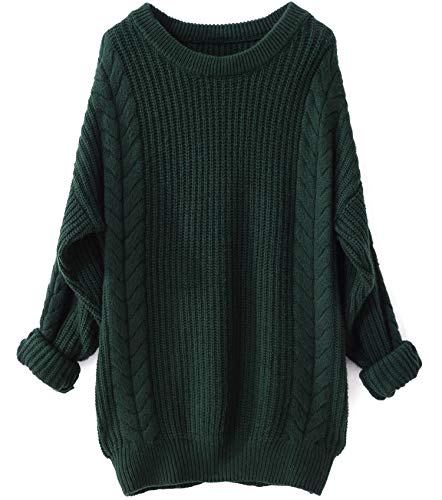 Womens Cashmere Oversized Loose Knitted Winter Sweater