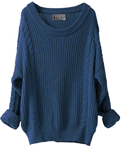 Womens Cashmere Oversized Loose Knitted Winter Sweater