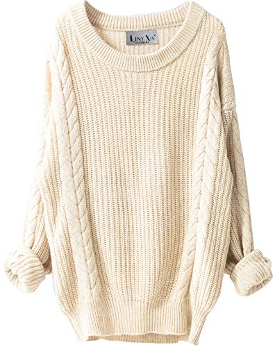 Womens Cashmere Oversized Loose Knitted Winter Sweater