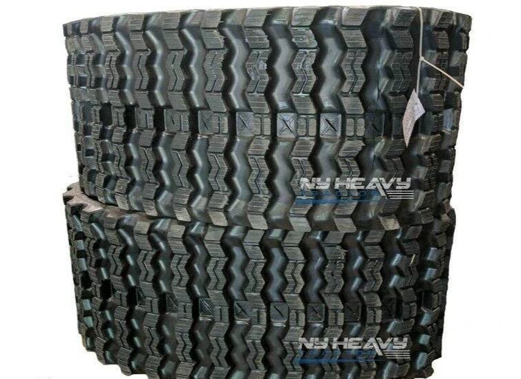 Two Rubber Tracks Fits Bobcat S300 450X86X60 18" Zig Zag Tread