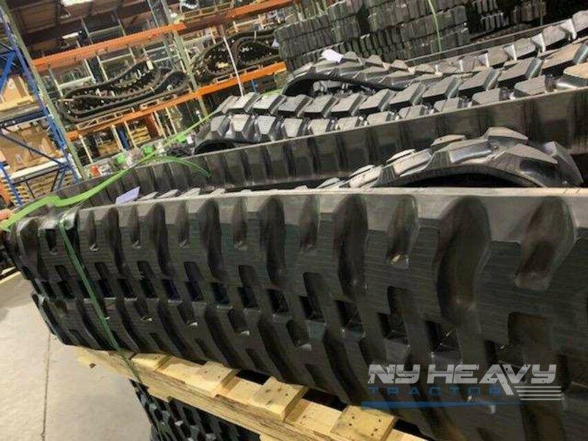Two Rubber Tracks For John Deere 333G CT333G 450X86X58 Wavey H Tread Pattern