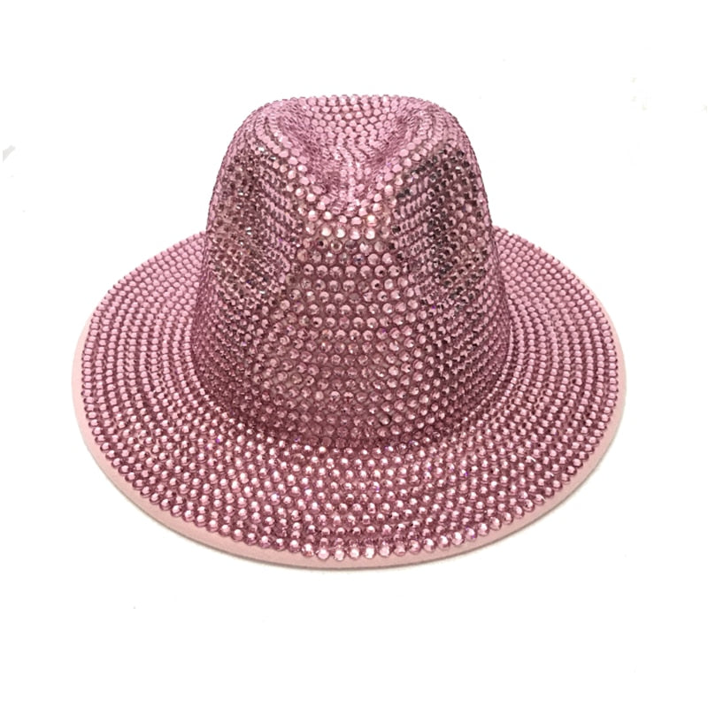 Spring Bling Rhinestone Fedora and Bucket Hat
