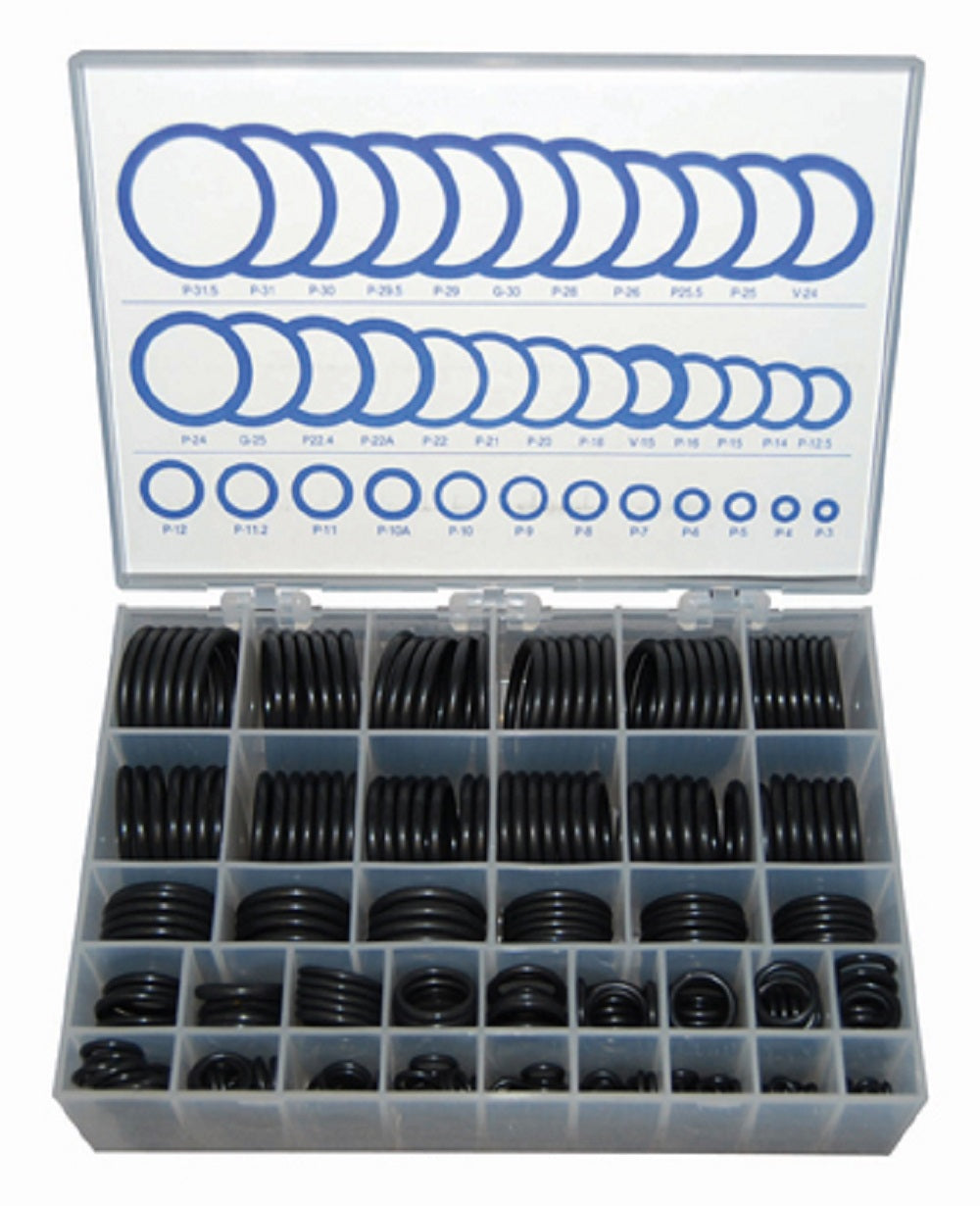 Metric O Kit-J - 380 Piece Kit Contains Popular Japanese Industrial Metric O-Ring sizes