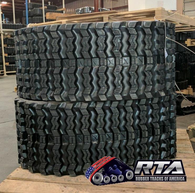 2 Rubber Tracks Fits Bobcat T200 400X86X52 Zig Zag Tread 16" Wide