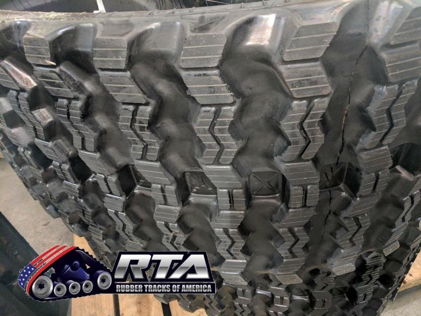 2 Rubber Tracks Fits Bobcat T200 400X86X52 Zig Zag Tread 16" Wide