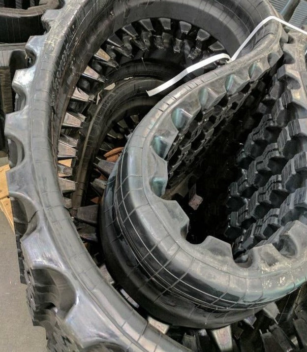 2 Rubber Tracks - Fits Takeuchi TL12V2 TL12R2 450X86X60 Zig Zag Tread