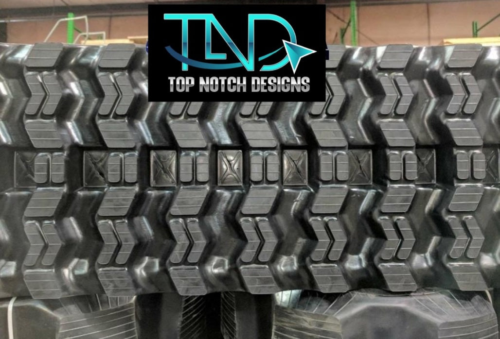2 Rubber Tracks Fits Takeuchi TL12V2 TL12R2 450X86X60 Zig Zag Tread 18"