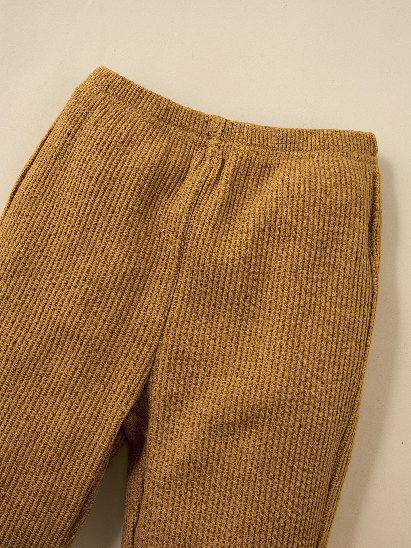 Girls Kangaroo Pocket Bodysuit and Ribbed Pants Set