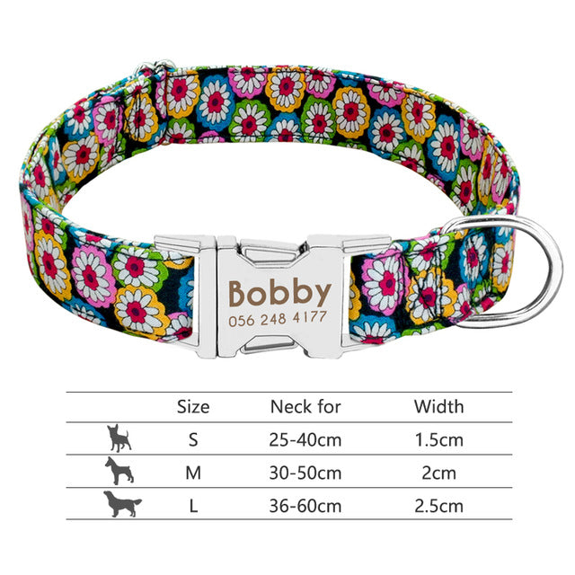 Personalized Pet Collar Engraved ID Tag Nameplate