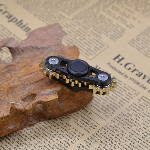 Gears Fidget Spinner Toys Metal Brass