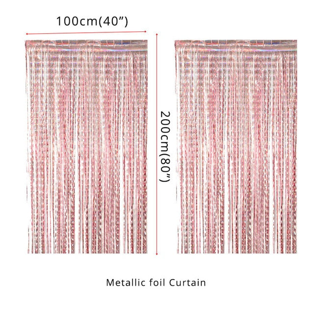 Rose Gold Disposable Tableware Cup Plate Straws Birthday Party Balloons