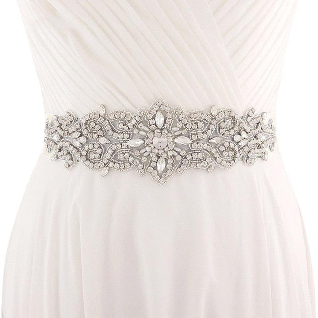 Crystal Wedding Dress Belt Bridal Sash