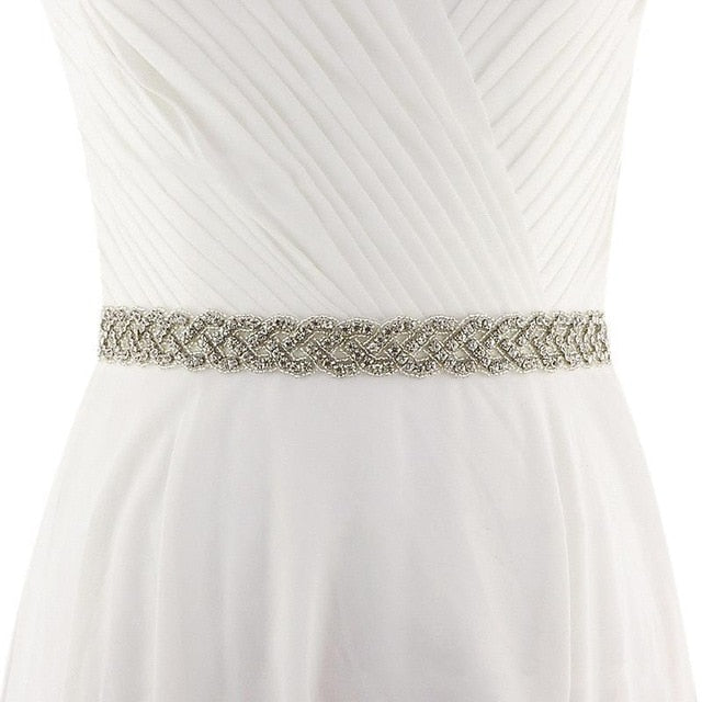 Crystal Wedding Dress Belt Bridal Sash