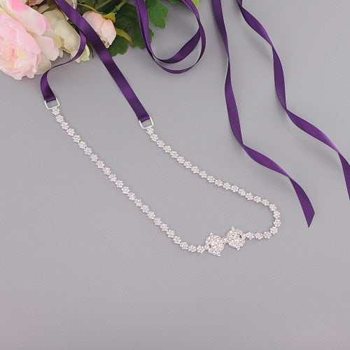 Crystal Wedding Dress Belt Bridal Sash
