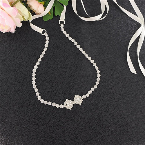 Crystal Wedding Dress Belt Bridal Sash