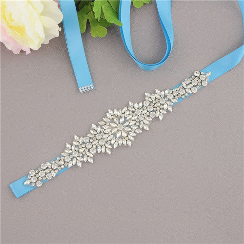 Crystal Wedding Dress Belt Bridal Sash