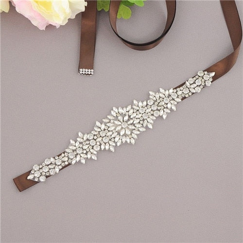 Crystal Wedding Dress Belt Bridal Sash