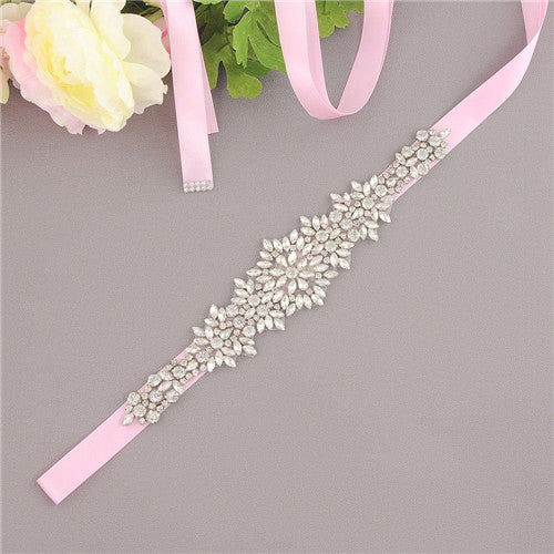 Crystal Wedding Dress Belt Bridal Sash